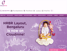 Tablet Screenshot of cloudninecare.com